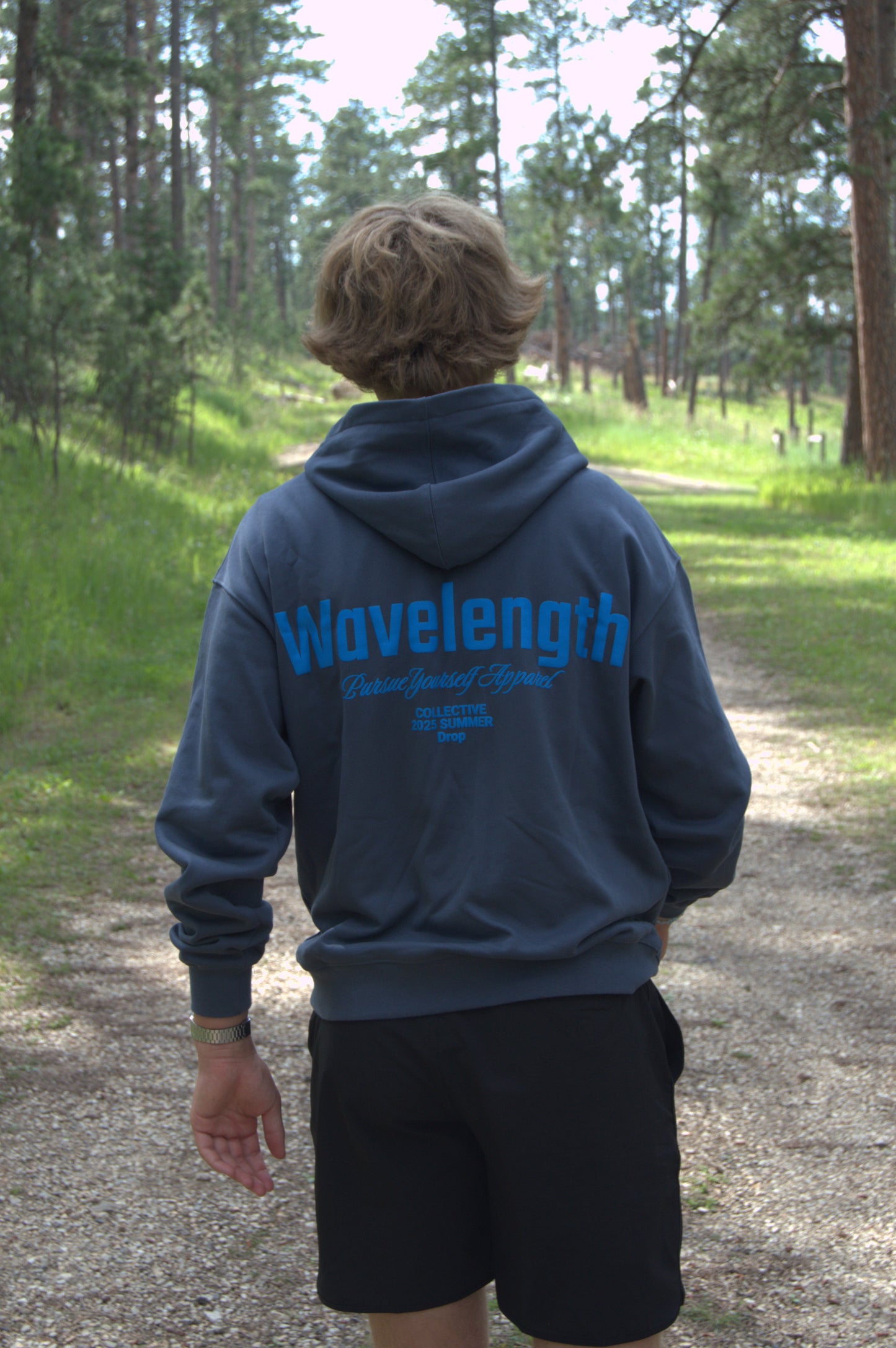 Blue/Grey Wavelength Hoodie