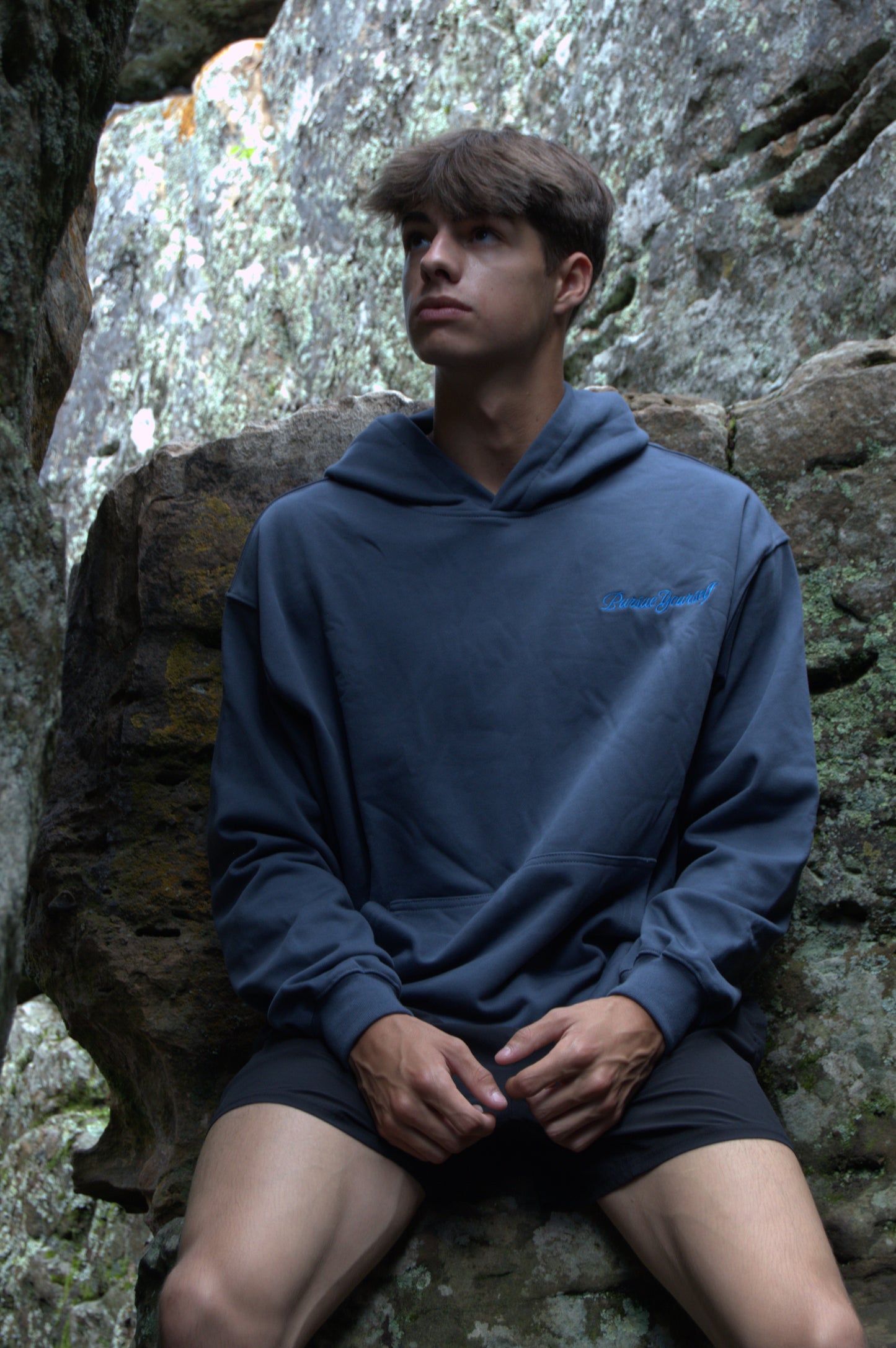 Blue/Grey Wavelength Hoodie